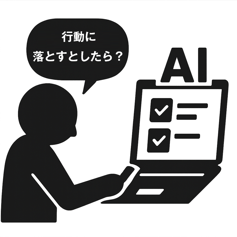 ステップ1のピクトグラム